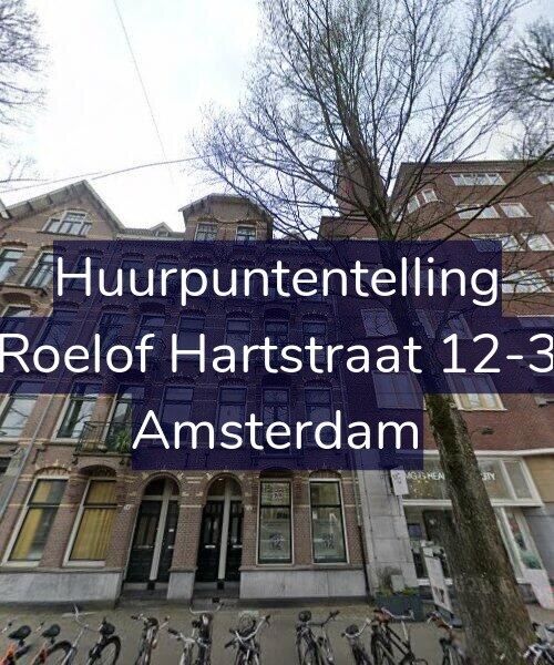 Foto gevel Huurpuntentelling voor Roelof Hartstraat 12-3, Amsterdam