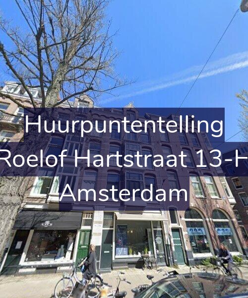Foto gevel Huurpuntentelling voor Roelof Hartstraat 13-H, Amsterdam