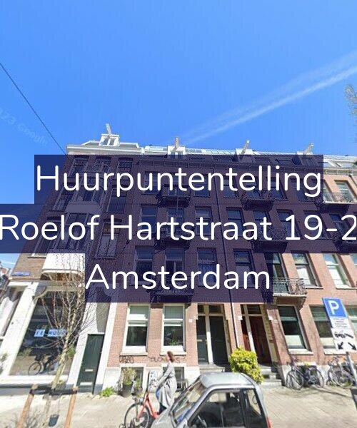 Foto gevel Huurpuntentelling voor Roelof Hartstraat 19-2, Amsterdam