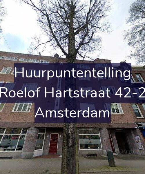 Foto gevel Huurpuntentelling voor Roelof Hartstraat 42-2, Amsterdam