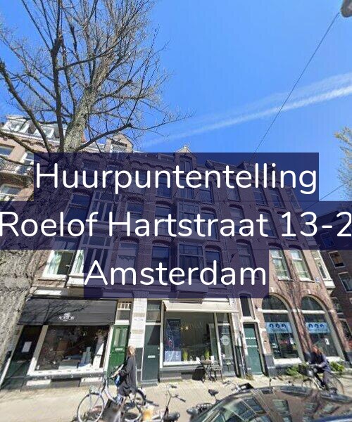 Foto gevel Huurpuntentelling voor Roelof Hartstraat 13-2, Amsterdam