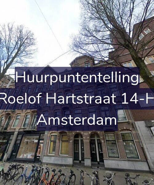 Foto gevel Huurpuntentelling voor Roelof Hartstraat 14-H, Amsterdam