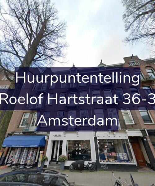 Foto gevel Huurpuntentelling voor Roelof Hartstraat 36-3, Amsterdam