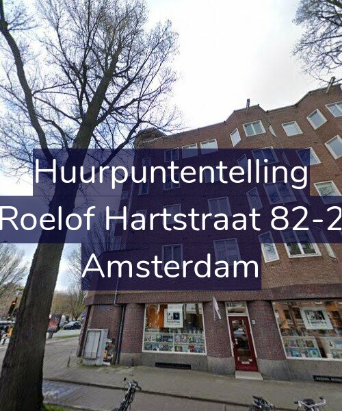 Foto gevel Huurpuntentelling voor Roelof Hartstraat 82-2, Amsterdam
