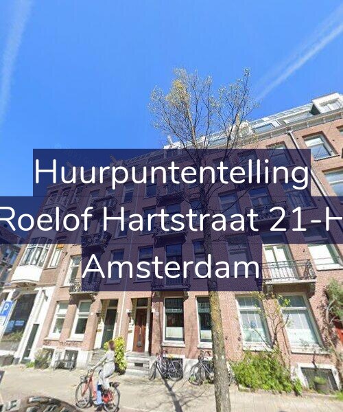 Foto gevel Huurpuntentelling voor Roelof Hartstraat 21-H, Amsterdam