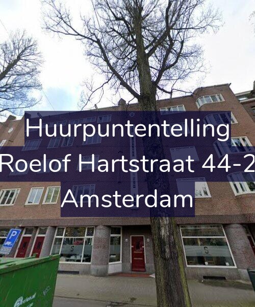 Foto gevel Huurpuntentelling voor Roelof Hartstraat 44-2, Amsterdam