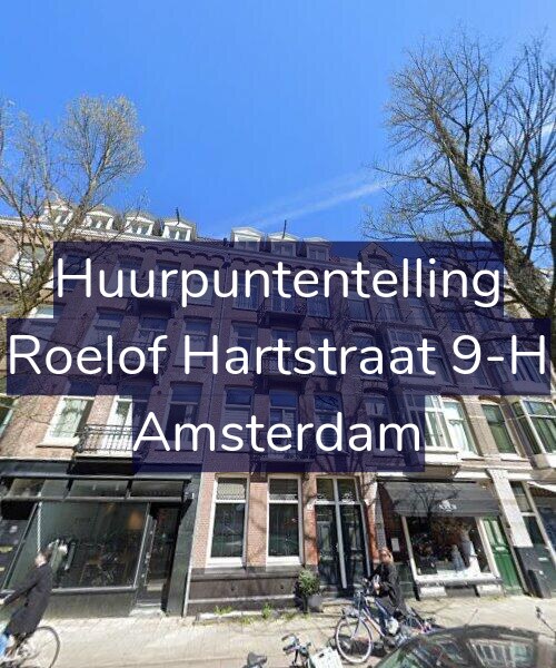 Foto gevel Huurpuntentelling voor Roelof Hartstraat 9-H, Amsterdam