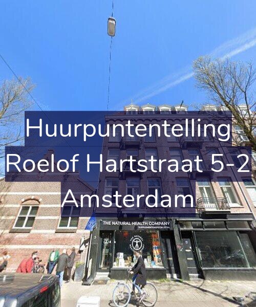 Foto gevel Huurpuntentelling voor Roelof Hartstraat 5-2, Amsterdam