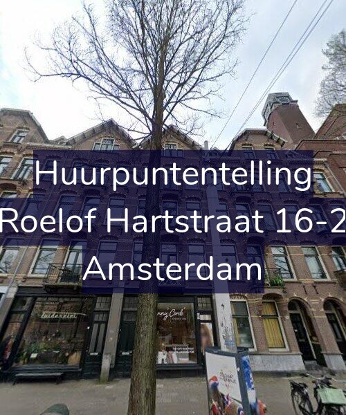 Foto gevel Huurpuntentelling voor Roelof Hartstraat 16-2, Amsterdam