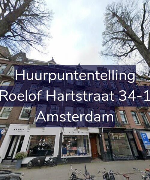 Foto gevel Huurpuntentelling voor Roelof Hartstraat 34-1, Amsterdam