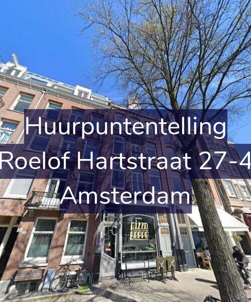 Foto gevel Huurpuntentelling voor Roelof Hartstraat 27-4, Amsterdam