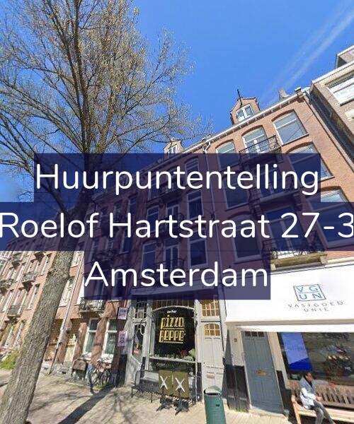 Foto gevel Huurpuntentelling voor Roelof Hartstraat 27-3, Amsterdam