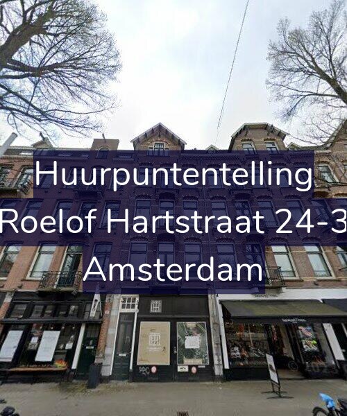Foto gevel Huurpuntentelling voor Roelof Hartstraat 24-3, Amsterdam