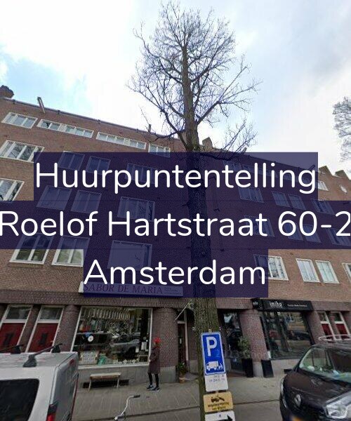 Foto gevel Huurpuntentelling voor Roelof Hartstraat 60-2, Amsterdam