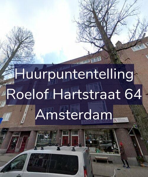 Foto gevel Huurpuntentelling voor Roelof Hartstraat 64, Amsterdam