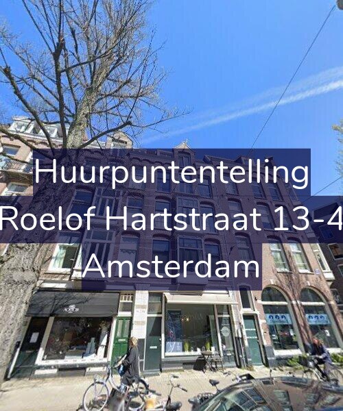 Foto gevel Huurpuntentelling voor Roelof Hartstraat 13-4, Amsterdam