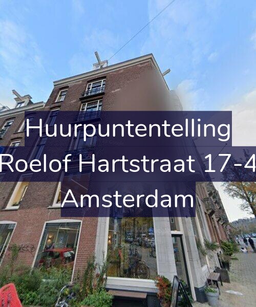 Foto gevel Huurpuntentelling voor Roelof Hartstraat 17-4, Amsterdam