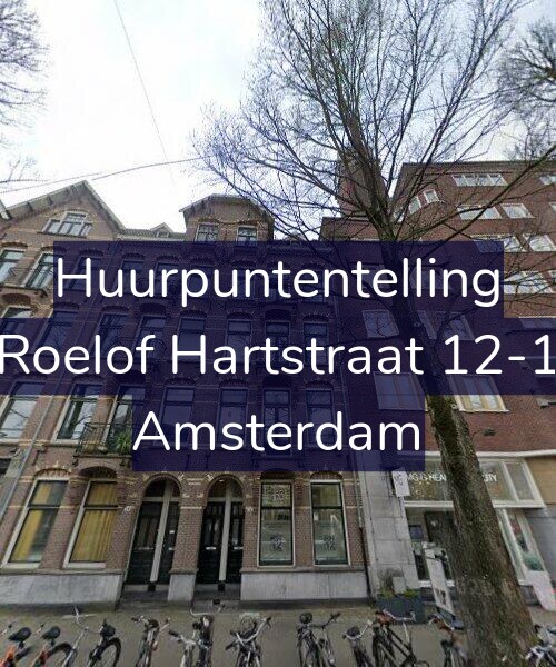 Foto gevel Huurpuntentelling voor Roelof Hartstraat 12-1, Amsterdam