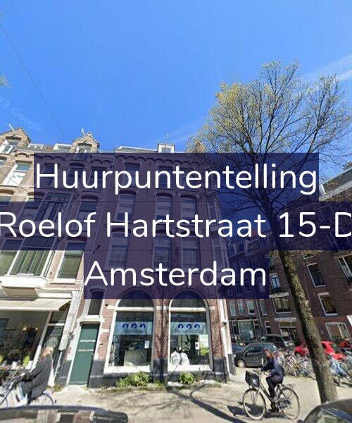 Foto gevel Huurpuntentelling voor Roelof Hartstraat 15-D, Amsterdam