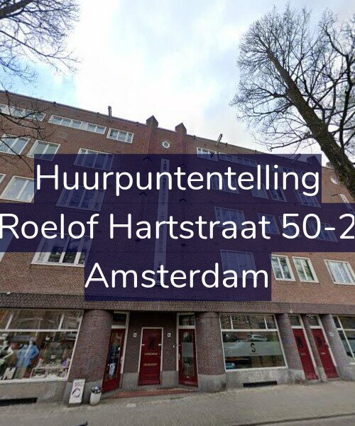 Foto gevel Huurpuntentelling voor Roelof Hartstraat 50-2, Amsterdam