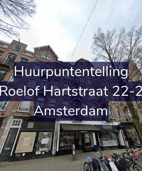 Foto gevel Huurpuntentelling voor Roelof Hartstraat 22-2, Amsterdam