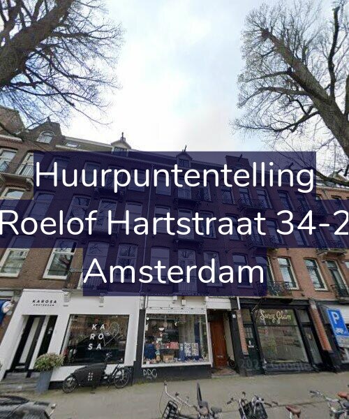 Foto gevel Huurpuntentelling voor Roelof Hartstraat 34-2, Amsterdam