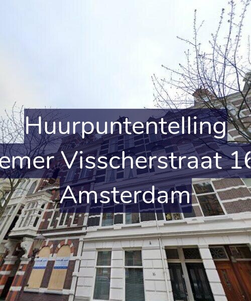 Foto gevel Huurpuntentelling voor Roemer Visscherstraat 16-3, Amsterdam