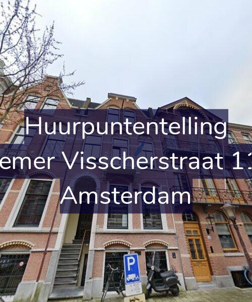 Foto gevel Huurpuntentelling voor Roemer Visscherstraat 11-E, Amsterdam