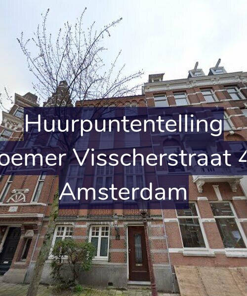 Foto gevel Huurpuntentelling voor Roemer Visscherstraat 40, Amsterdam