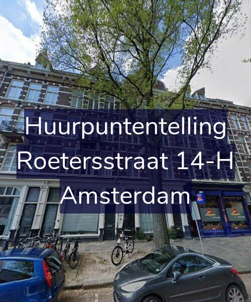 Foto gevel Huurpuntentelling voor Roetersstraat 14-H, Amsterdam