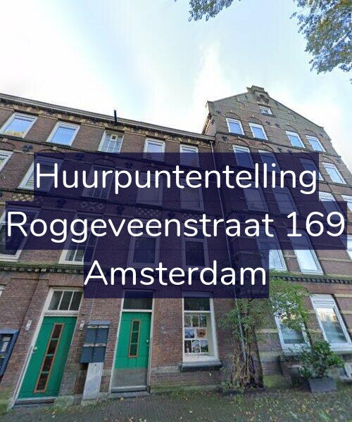 Foto gevel Huurpuntentelling voor Roggeveenstraat 169, Amsterdam
