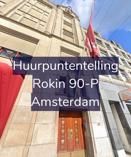 Foto gevel Huurpuntentelling voor Rokin 90-P, Amsterdam
