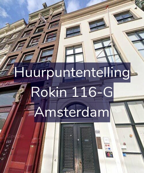 Foto gevel Huurpuntentelling voor Rokin 116-G, Amsterdam