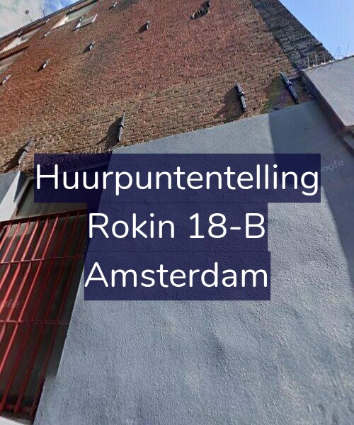 Foto gevel Huurpuntentelling voor Rokin 18-B, Amsterdam