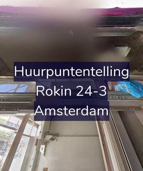 Foto gevel Huurpuntentelling voor Rokin 24-3, Amsterdam