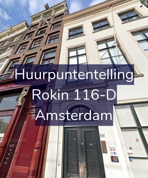 Foto gevel Huurpuntentelling voor Rokin 116-D, Amsterdam