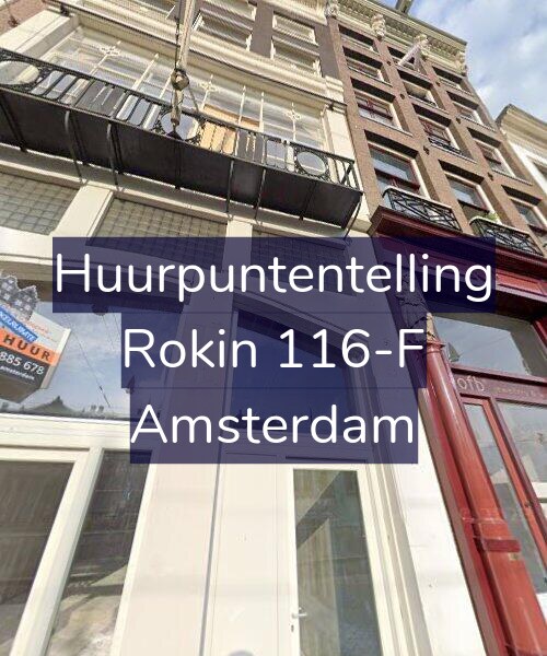 Foto gevel Huurpuntentelling voor Rokin 116-F, Amsterdam