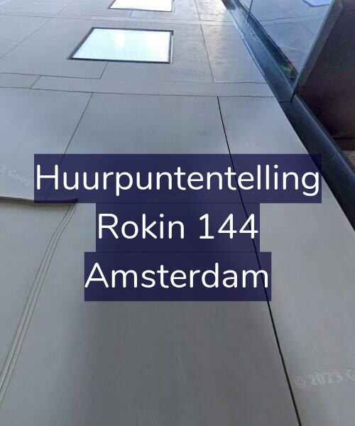 Foto gevel Huurpuntentelling voor Rokin 144, Amsterdam