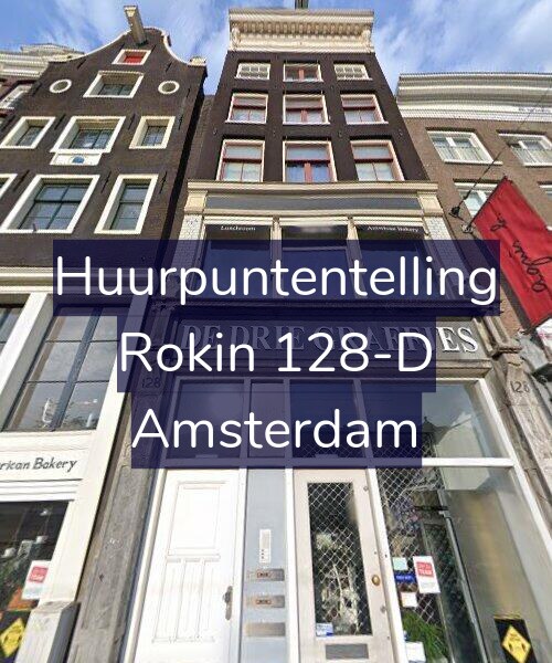 Foto gevel Huurpuntentelling voor Rokin 128-D, Amsterdam
