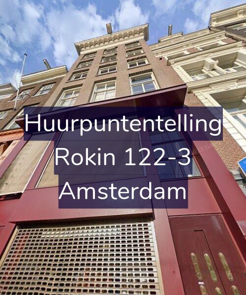 Foto gevel Huurpuntentelling voor Rokin 122-3, Amsterdam