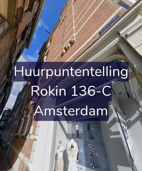 Foto gevel Huurpuntentelling voor Rokin 136-C, Amsterdam