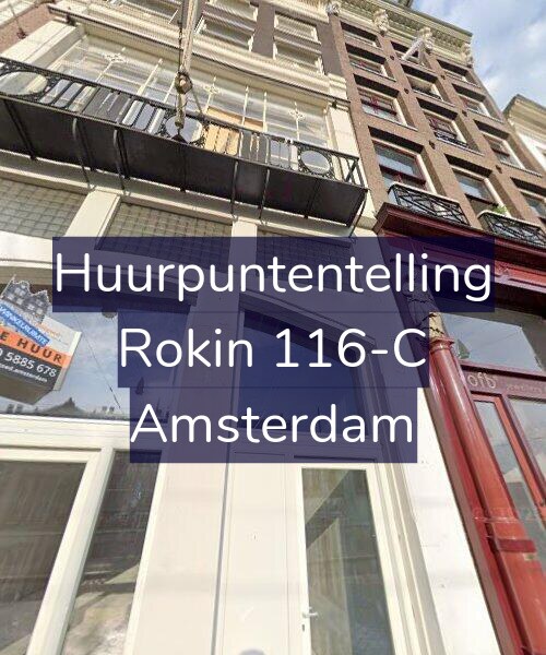 Foto gevel Huurpuntentelling voor Rokin 116-C, Amsterdam