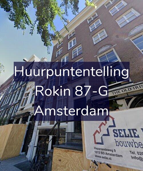 Foto gevel Huurpuntentelling voor Rokin 87-G, Amsterdam