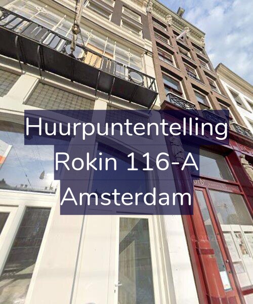 Foto gevel Huurpuntentelling voor Rokin 116-A, Amsterdam