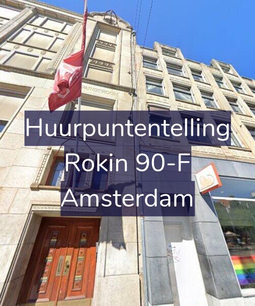 Foto gevel Huurpuntentelling voor Rokin 90-F, Amsterdam