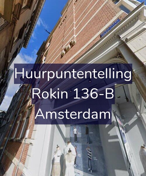 Foto gevel Huurpuntentelling voor Rokin 136-B, Amsterdam