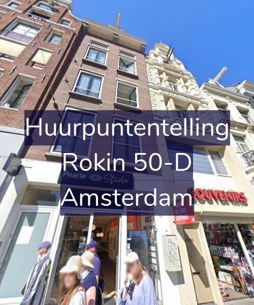 Foto gevel Huurpuntentelling voor Rokin 50-D, Amsterdam