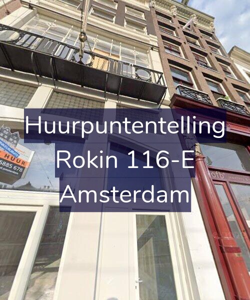 Foto gevel Huurpuntentelling voor Rokin 116-E, Amsterdam