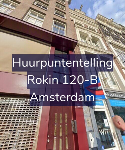 Foto gevel Huurpuntentelling voor Rokin 120-B, Amsterdam