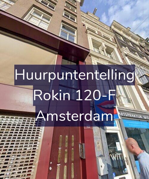 Foto gevel Huurpuntentelling voor Rokin 120-F, Amsterdam